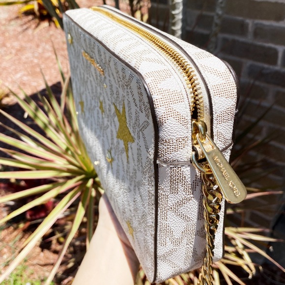 Michael Kors Crossbody glitter star vanilla MK - Picture 4 of 8